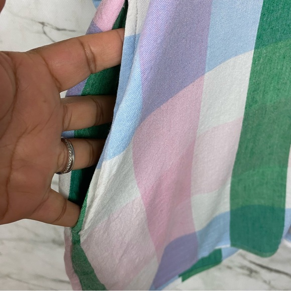🎈MILLE 🌷 Daisy In Pastel Plaid Dress Sz XXS - Picture 10 of 13